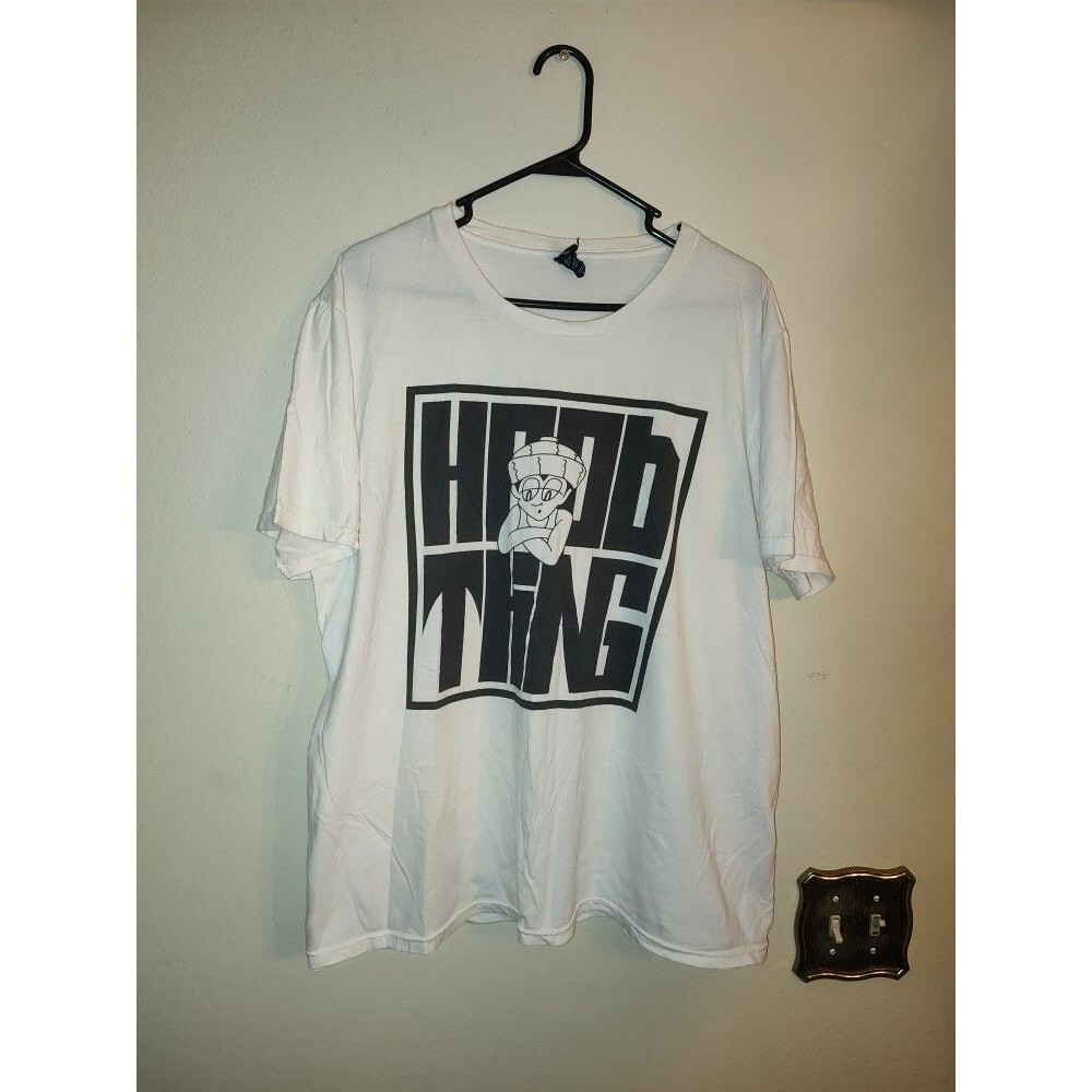 Vtg Rare Men's Very Important Tee White 100% Cotton T-Shirt Hoob Thing Size XL